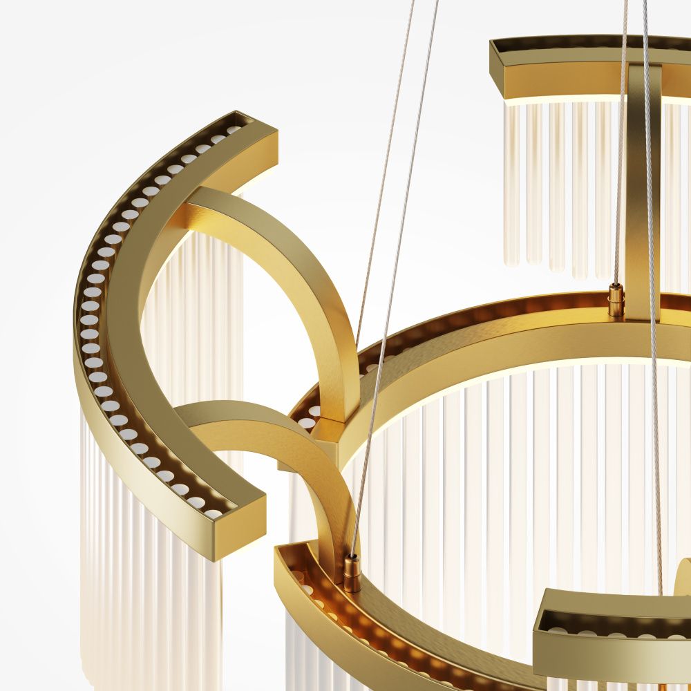 Подвесной светильник *60*47,5-339 см, *LED*25W, Maytoni Estetica MOD378PL-L25MGK, Матовое Золото