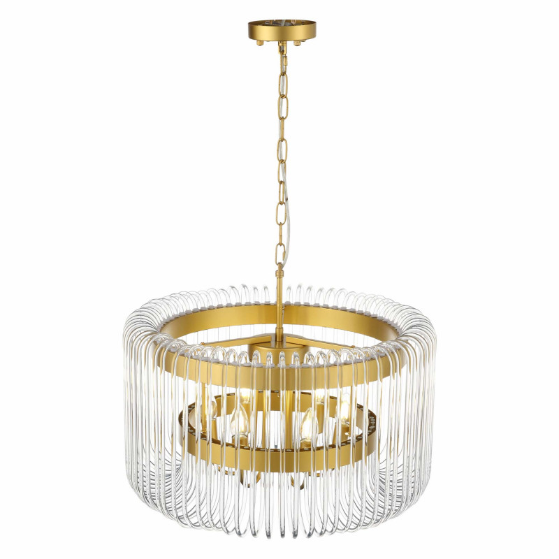 Люстра подвесная 60 см, 240W, ST LUCE GROSSETO SL1228.203.06 Золотистый