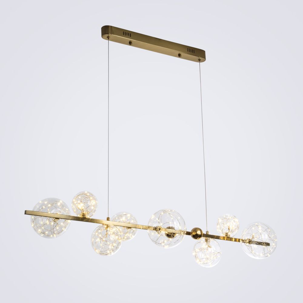 Подвесной светильник 110*30*110 см, LED 40W, 3000 / 6500К, Латунь MODELUX ML.6021.8