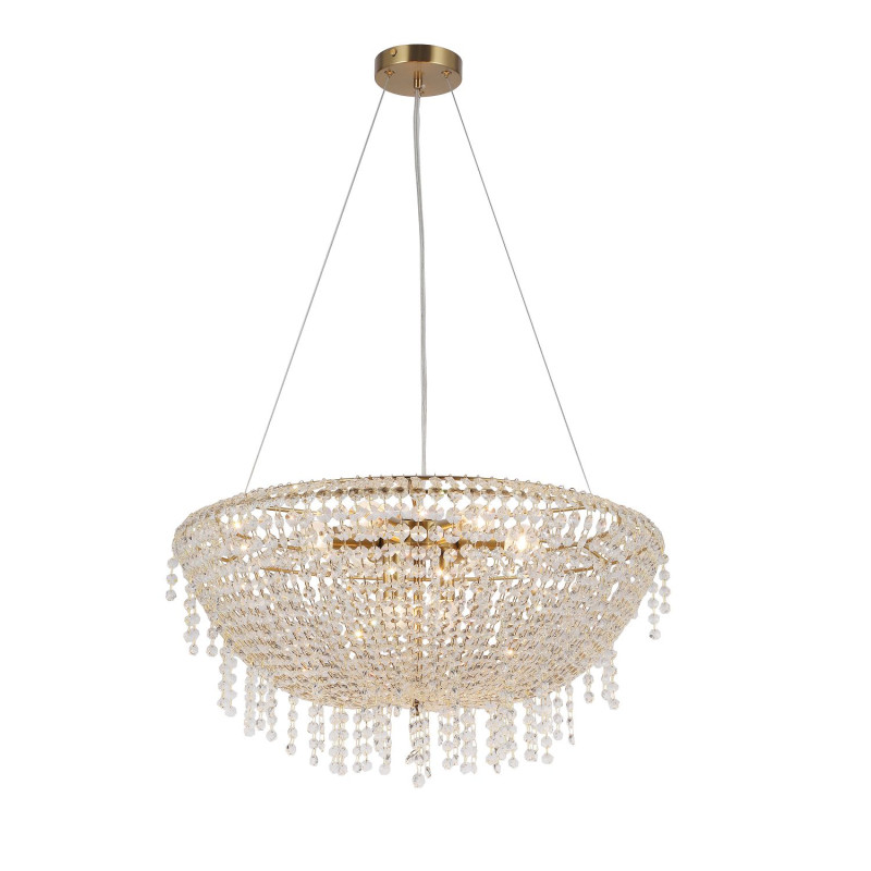 Светильник 60 см, Favourite Cesta 4136-8P, золото