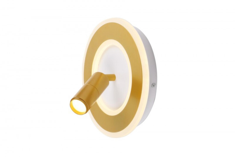Бра 25 см, 20W, 4000K, Arte Lamp Tommy A2607AP-20GO, золото