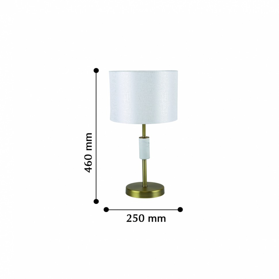 Настольная лампа F-Promo Marbella 2347-1T, D250*H460, латунь
