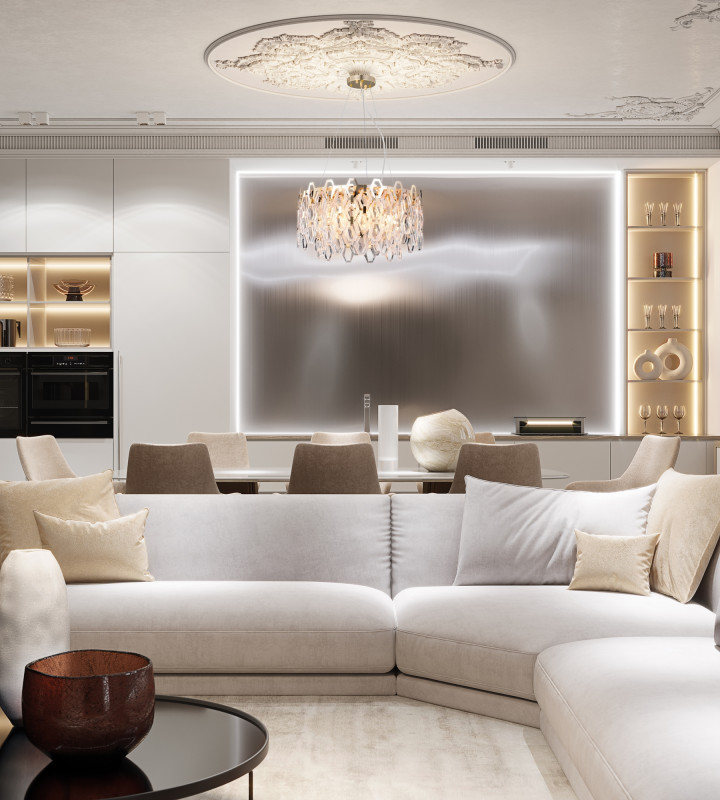 Светильник 55 см, Maytoni Tissage MOD490PL-09G, золото