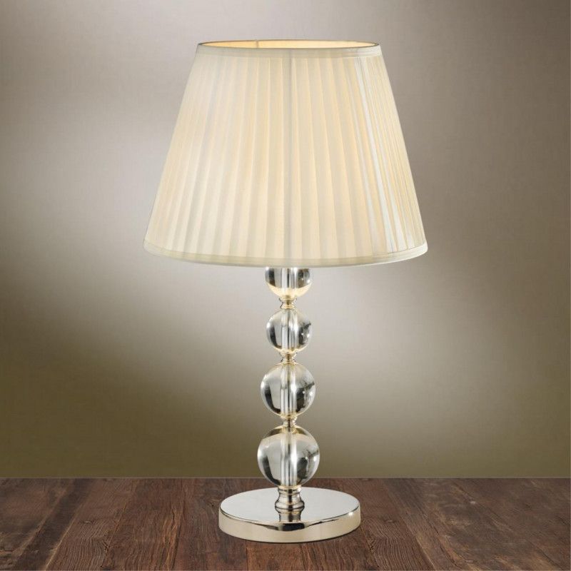Настольная лампа 35*60 см, 1*E27, 60W, Aployt Gaell APL.704.04.01, хром