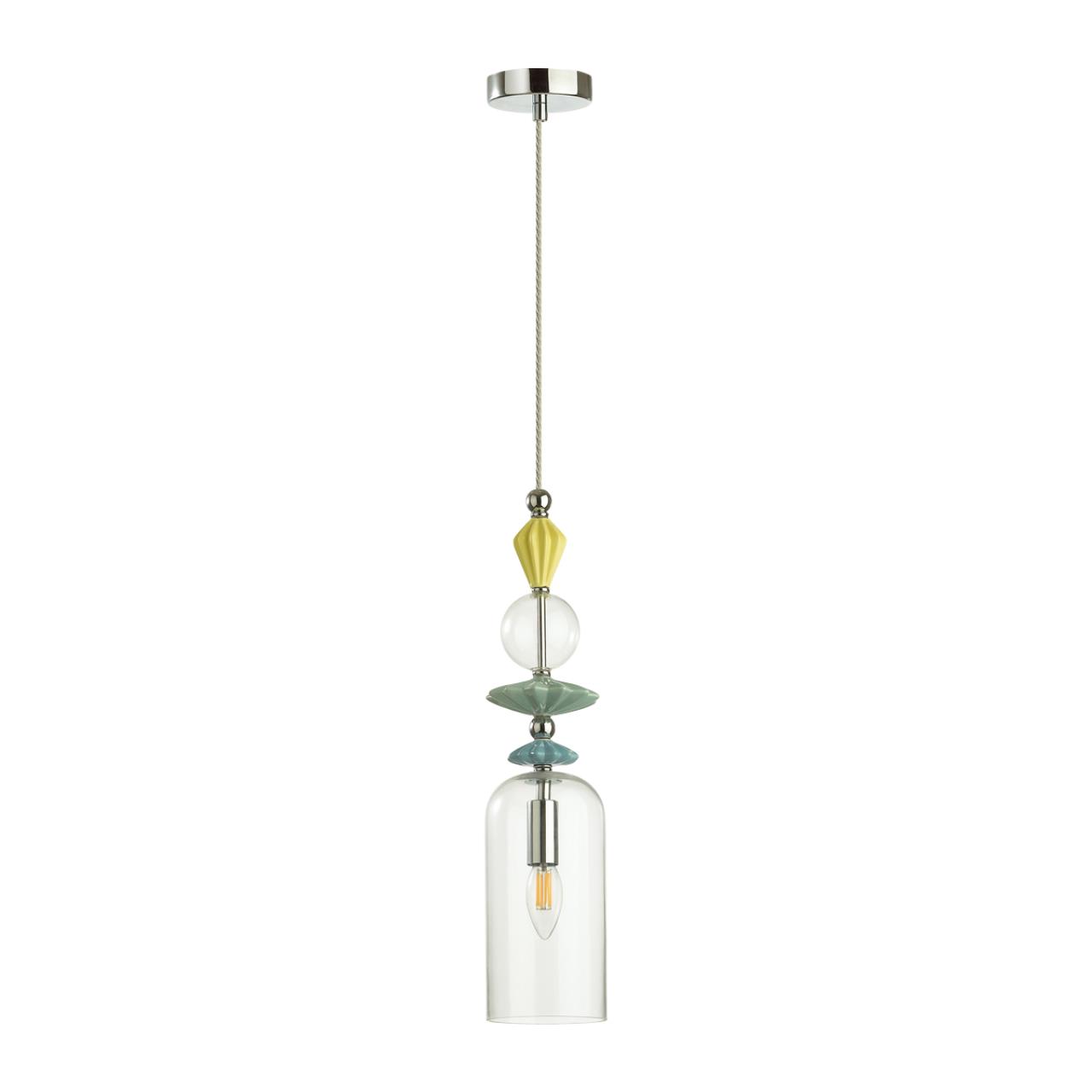 Подвесной светильник диаметр 11 см Odeon Light Bizet 4893/1 Хром