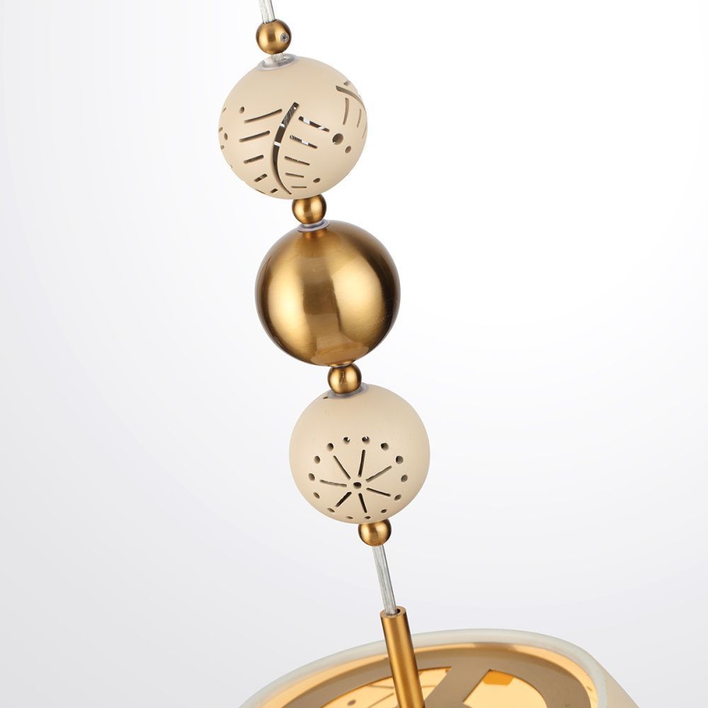 Светильник 26 см, Odeon Light 5444/1A, бежевый-бронза