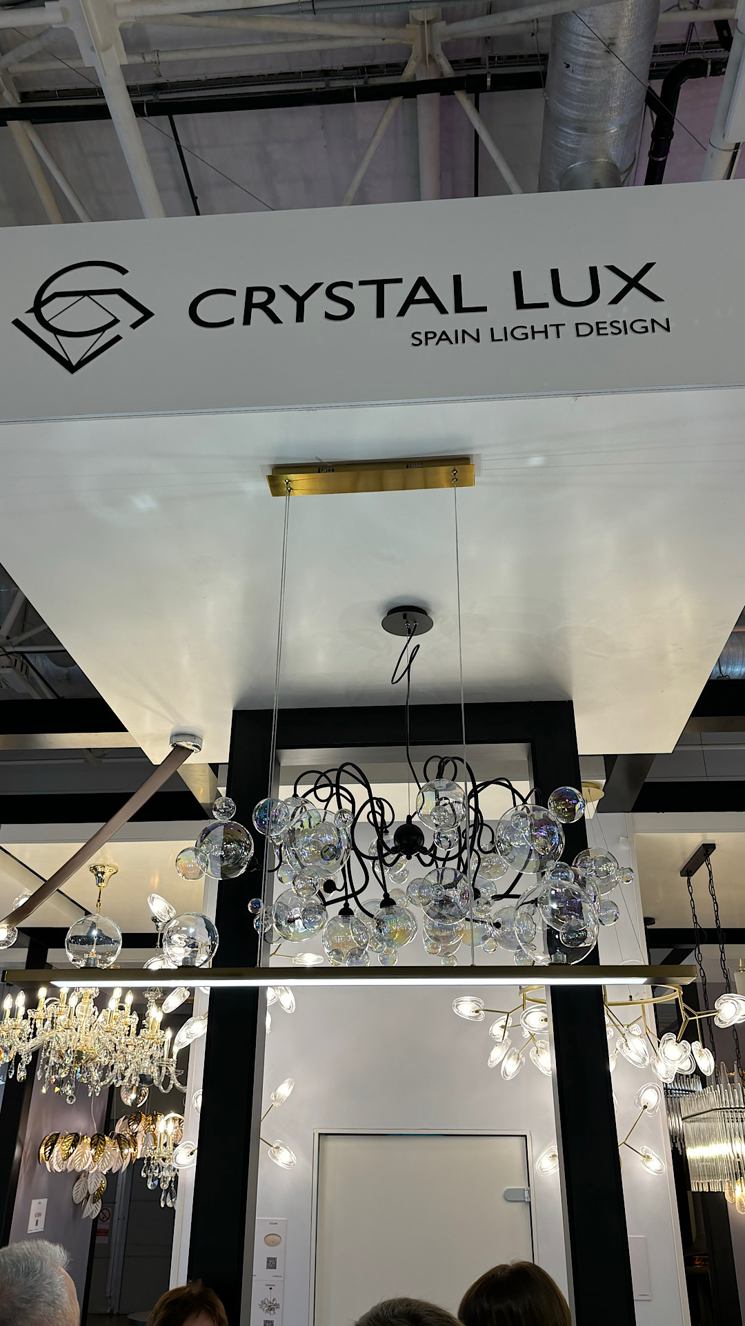 Подвесная люстра 120 см, 29W, 4000K, Crystal Lux AHORA SP1 L1200 BRASS, латунь