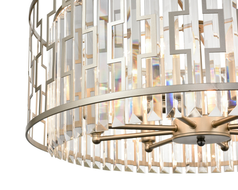 Подвесная люстра  61*90 см, 8*E14 шампань Vele Luce Polifonia VL3124P08