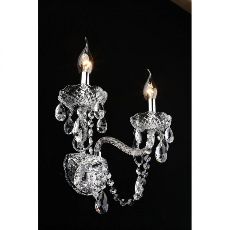 Бра 30*33 см, 1*E14, 40W, Aployt Koletta APL.755.01.02, хром