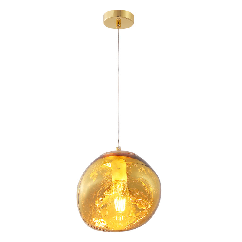 Светильник подвесной Crystal Lux MALAGA SP1 D200 GOLD Золото снят с производства