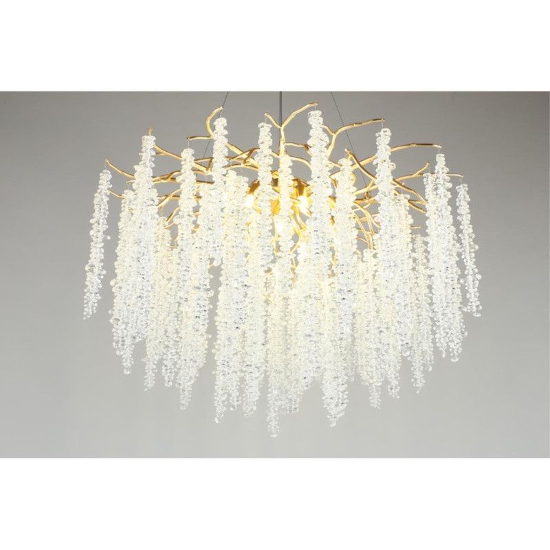 Подвесная люстра 80*80-180 см, 13*G9, 5W, Aployt PAULINA APL.848.03.13, золотой