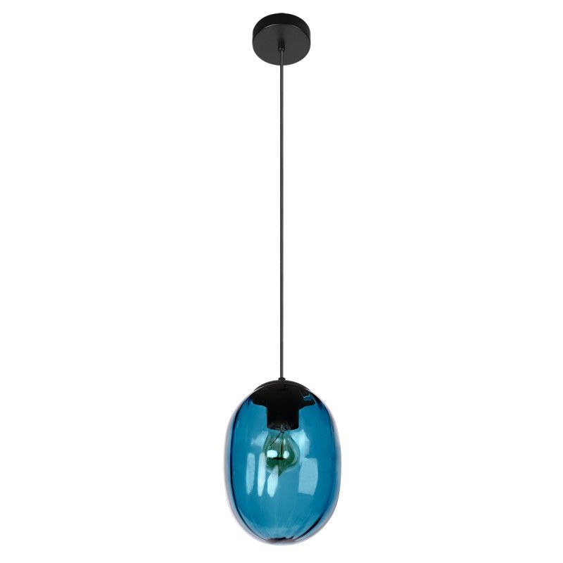 Подвесной светильник *18*-27,5 см, 1*E27*40W, LOFT IT Bubble 10427 Blue, черный