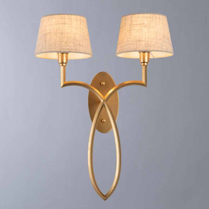 Бра Divinare Florence 6819/19 AP-2, матовое золото