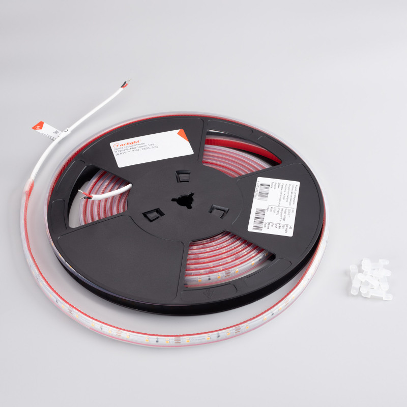 Лента герметичная RTW-PS-A60-10mm 12V Day4000 (4.8 W/m, IP67, 2835, 5m), Arlight 021100(2). Цена указана за 5 метров. Продается кратно 5 метрам.