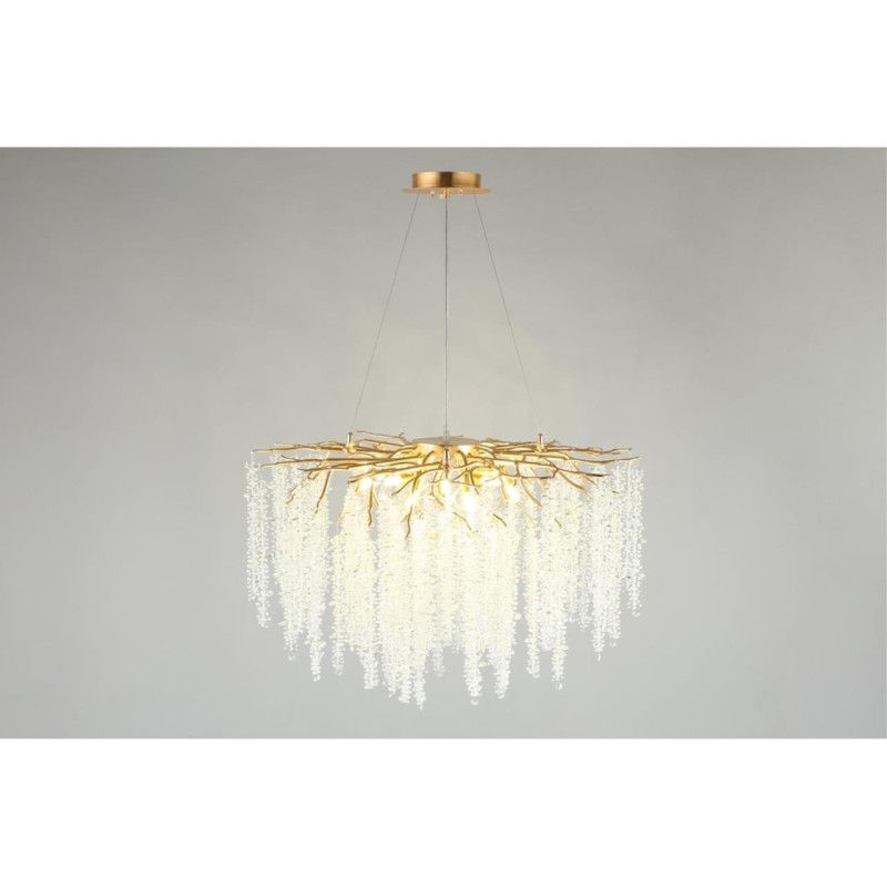 Подвесная люстра 80*80-180 см, 13*G9, 5W, Aployt PAULINA APL.848.03.13, золотой