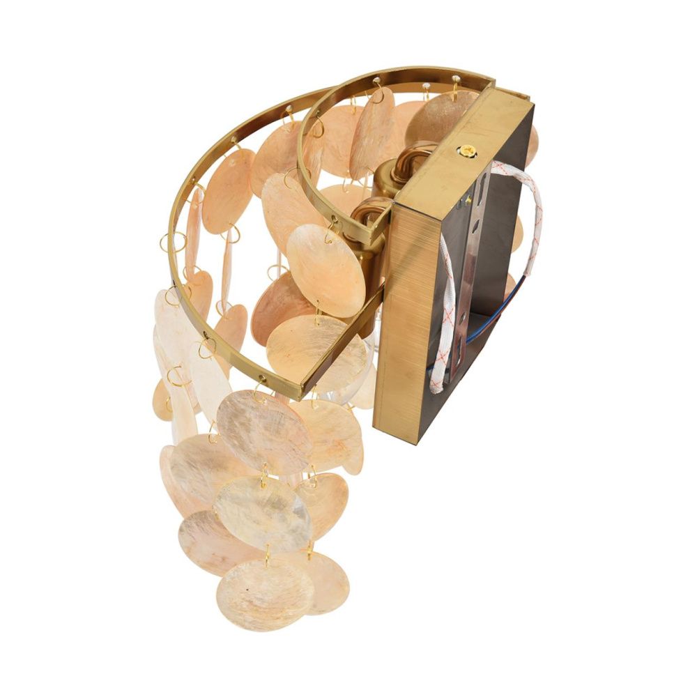 Бра 10*58*29-29 см, 2*E14*40W, Lumion Shella 8386/2W, бронзовый