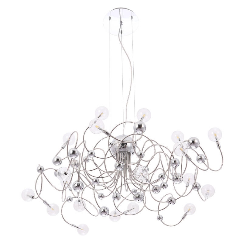 Люстра 80*30 см, 20*LED G4 *2W Хром Crystal Lux MEDUSA SP20 CHROME