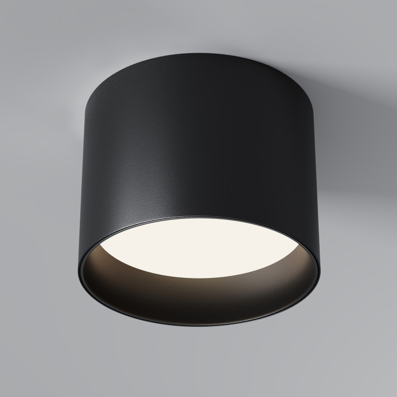 Накладной светильник 8,5*8,5*6,5 см, 1*GX53, 15W, Maytoni Technical GLAM C096CL-GX53-B черный