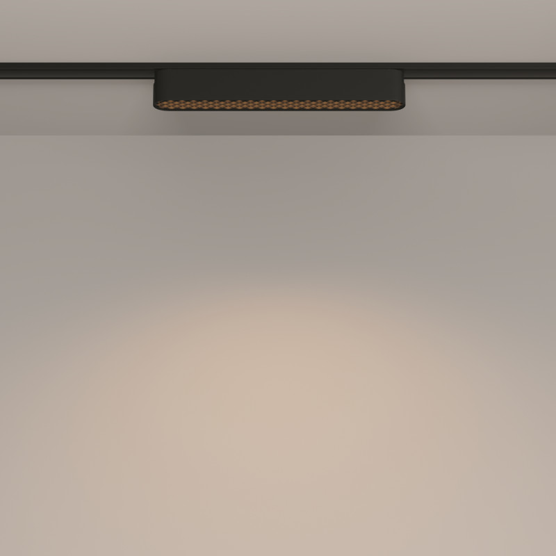 Светильник 22 см, 12W, 3000K, Grid Maytoni Basis TR084-1-12W3K-B, черный