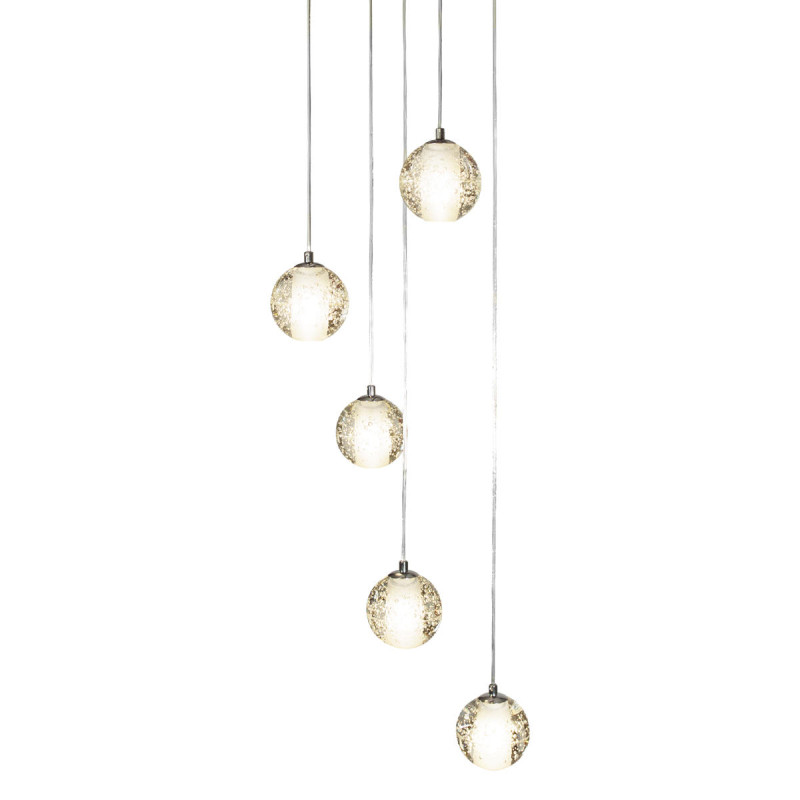 Светильник *30 см, 5*G9*5W, 3000К Loft It 10112/5 Rain, Хром