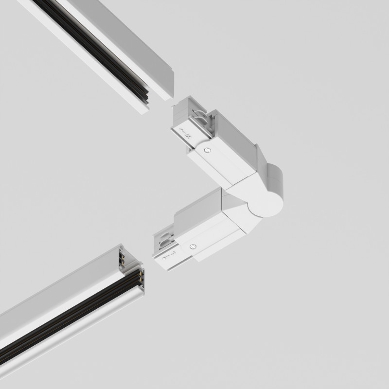 Комплектующие для накладной трековой системы Maytoni Technical Three phase track system Trinity TRA005CS-31W белыйIP 20