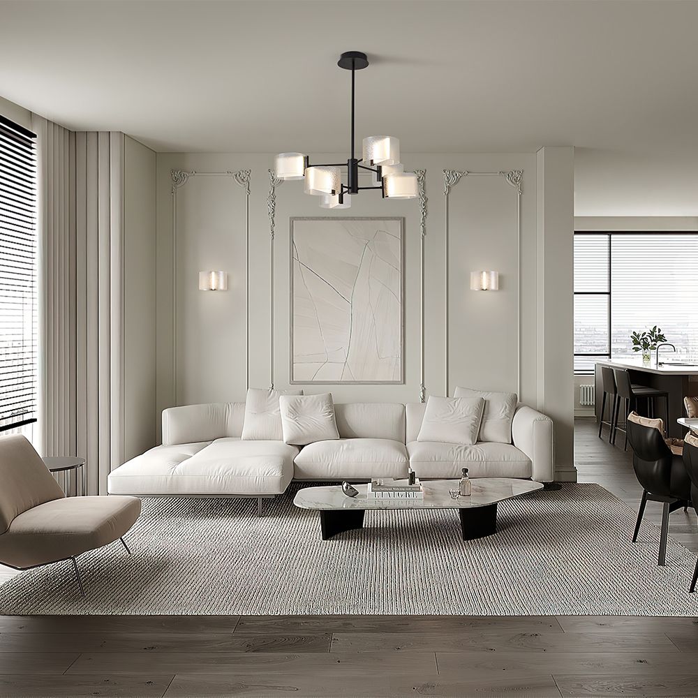 Потолочный светильник 43-73 см, 6LED*5W, 3000K, Freya Ice FR5541CL-L30B, Черный