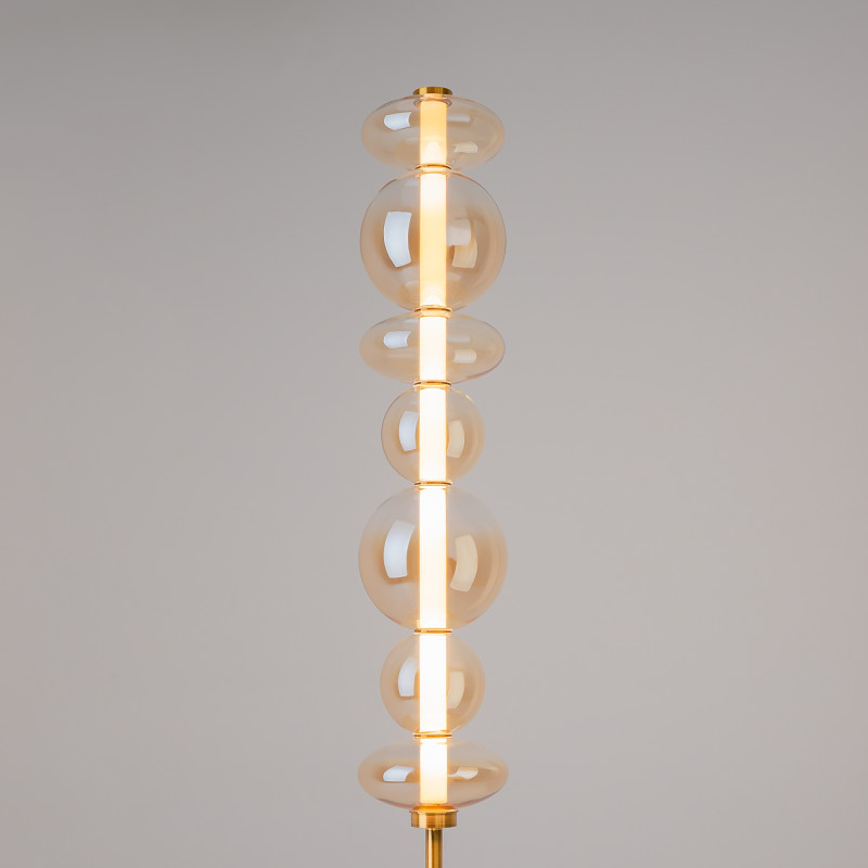 Торшер 28*163 см, LED, 40W, 3000К, Maytoni Futuro MOD307FL-L40BS3K латунный