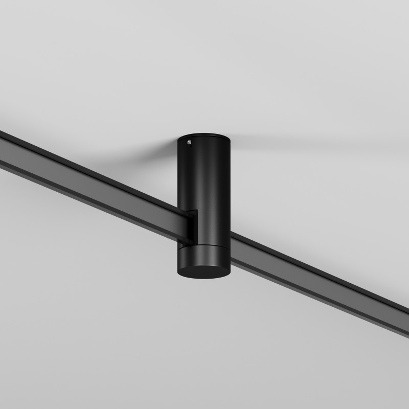 Крепление потолочное 2,6*6,5 см, Maytoni Technical Accessories for tracks Flexity TRA200C-11B черный