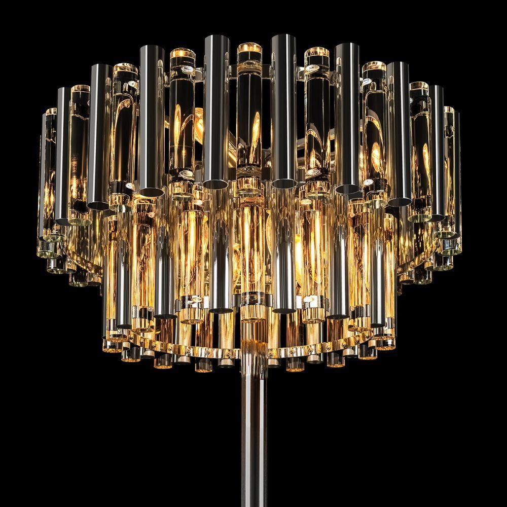 Торшер 175 см, Loft IT Boucle 10438F, никель