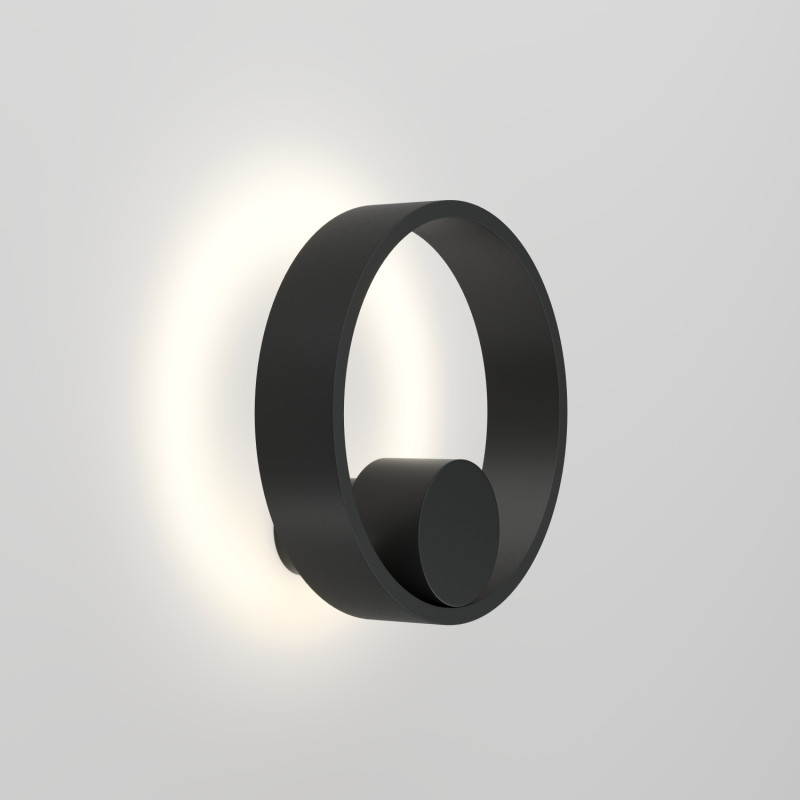 Бра 8,5*18,5*18,5 см, 10W, 3000К, Denkirs Orbit DK5060-BK черный