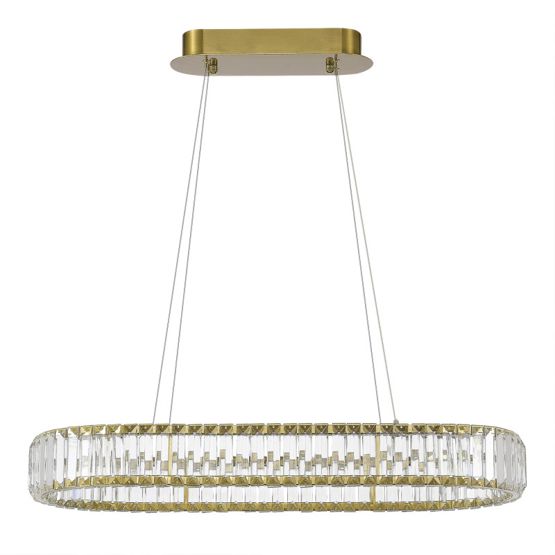 Светильник подвесной 37*200 см, LED*1*60W, 4000K, St Luce Tivoli SL1622.323.01, Латунь