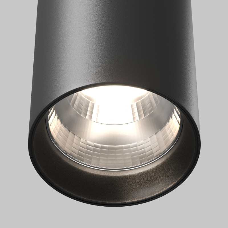Подвесной светильник 7,5*7,5*13,5 см, LED, 20W, 4000К, Maytoni Technical Vol P100PL-20W4K-B черный