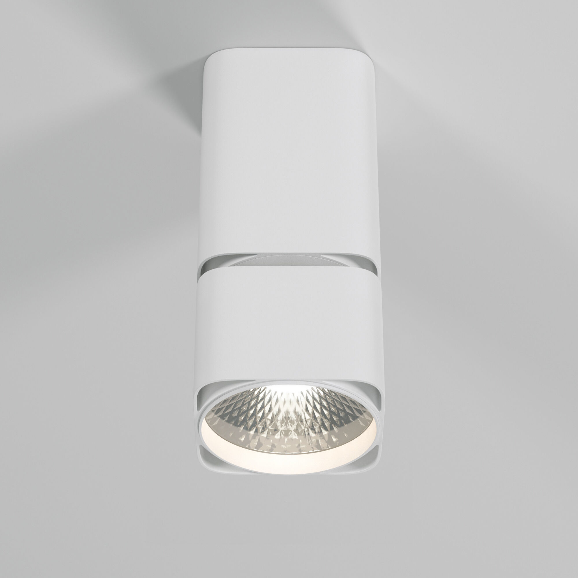Точечный светильник LED 10W, 4000 К, 13,7*5,5*5,5 см, белый, Elektrostandard Cubus 25043/LED