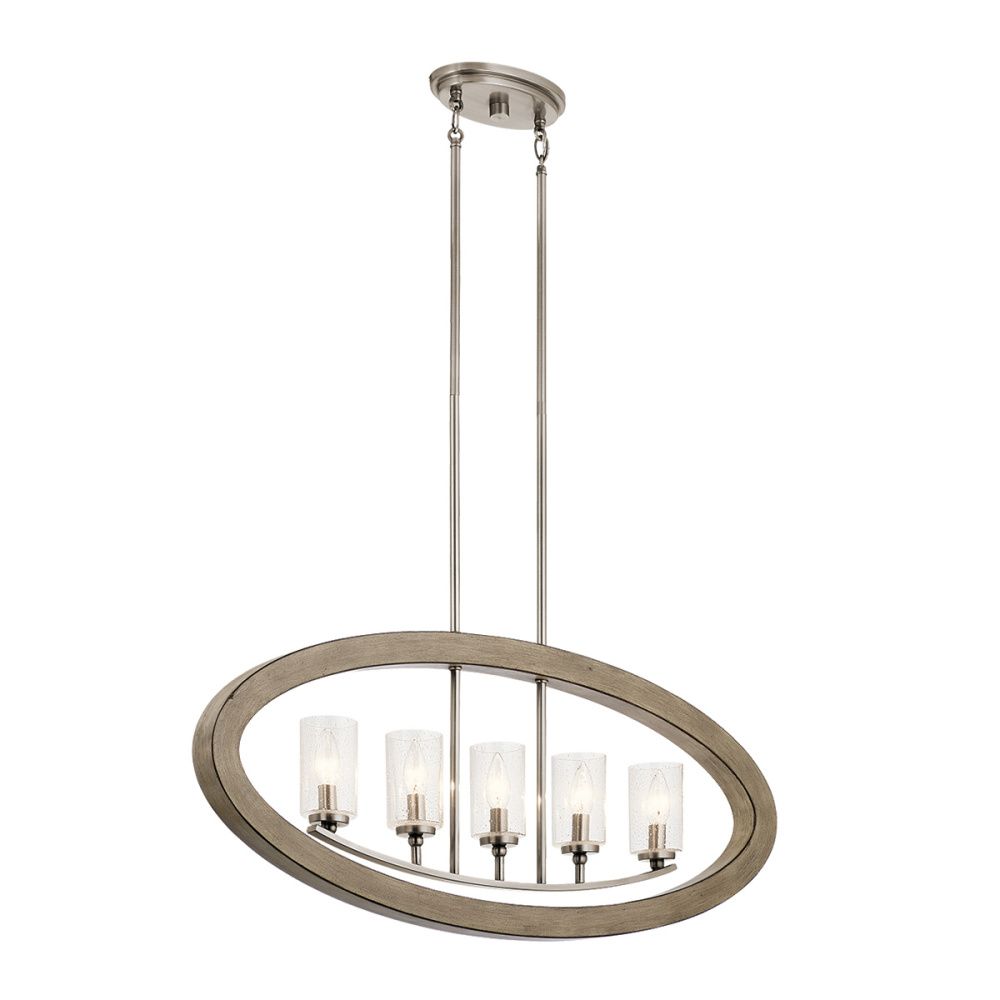 Люстра *91*58-234 см, E14*60W, Natural Concepts Kichler Grand Bank QN-MORRIS-F, латунь,черный