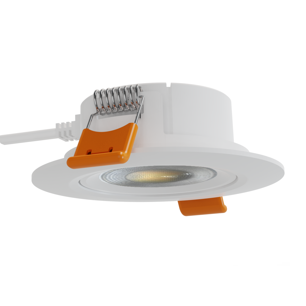 Светильник встраиваемый 2,9-2,9 см, вр 8 см, *LED*6W, 3000 / 4000 / 5000K, Mantra Panama MAN8762, белый