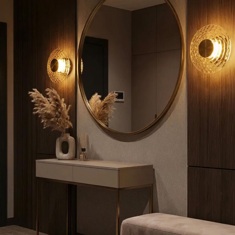 Светильник 15 см, 6W, 3000K, Citilux JANTAR CL240313, латунь