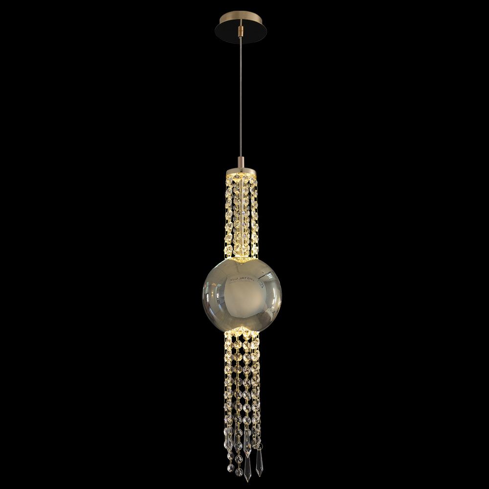 Светильник 15 см, Crystal Lux NAVAJO SP3W LED GOLD, золото