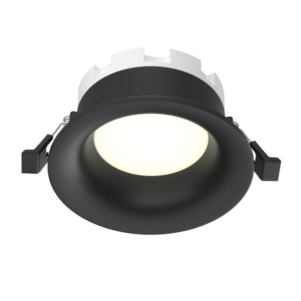 Встраиваемый светильник 11 см, Maytoni Technical Slim DL027-GX53-B, черный