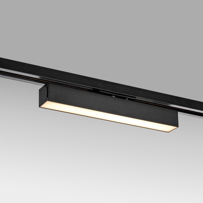 Светильник на шине 27*3,5*-3,5 см, *LED*20W, 3000K, Lightstar Lilla 202037, черный