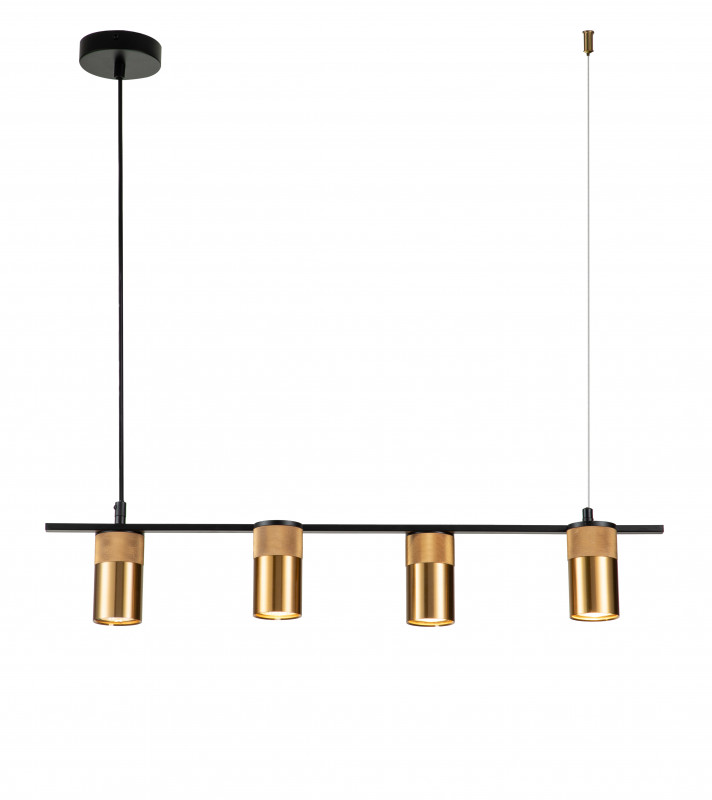 Подвесной светильник 710*100*135/1670 мм, 4*GU10 золото Indigo Liberta V000148, 11014/4P Gold