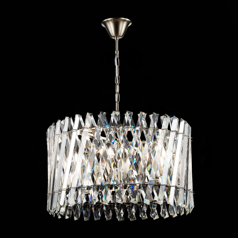 Люстра подвесная 50 см, ST LUCE FABIO SL1170.103.06 Никель