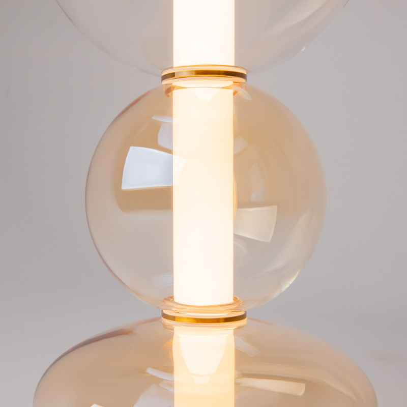 Подвесной светильник 20*20*371 см, LED, 24W, 3000К, Maytoni Futuro MOD307PL-L24BS3K латунный