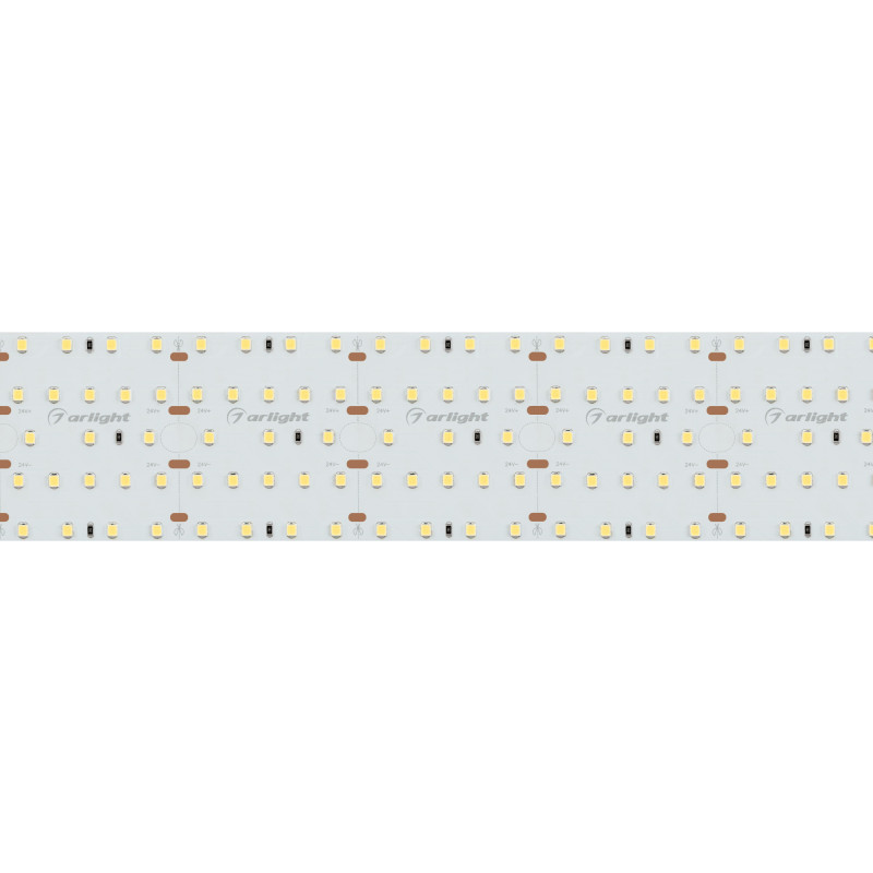 Лента S2-2500 24V Warm 2700K 59mm (2835, 420 LED/m, LUX) (Arlight, 30 Вт/м, IP20) 023407. Цена указана за 2,5 метров. Продается кратно 2,5 метрам.