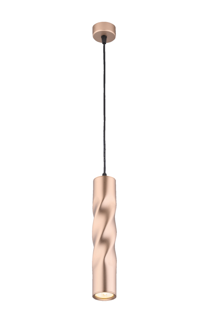 Светильник Ø55 x H300(1400), мм, 1*10W, ROSE+GOLD(Медный + Золото) Rilon 1016RG-A ROSE GOLD