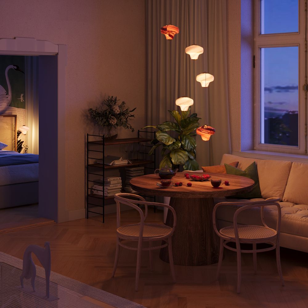 Подвесной светильник 44*31-321 см, *LED*17W, 3000K, Maytoni Sirocco MOD359PL-L17BS3K, Латунь
