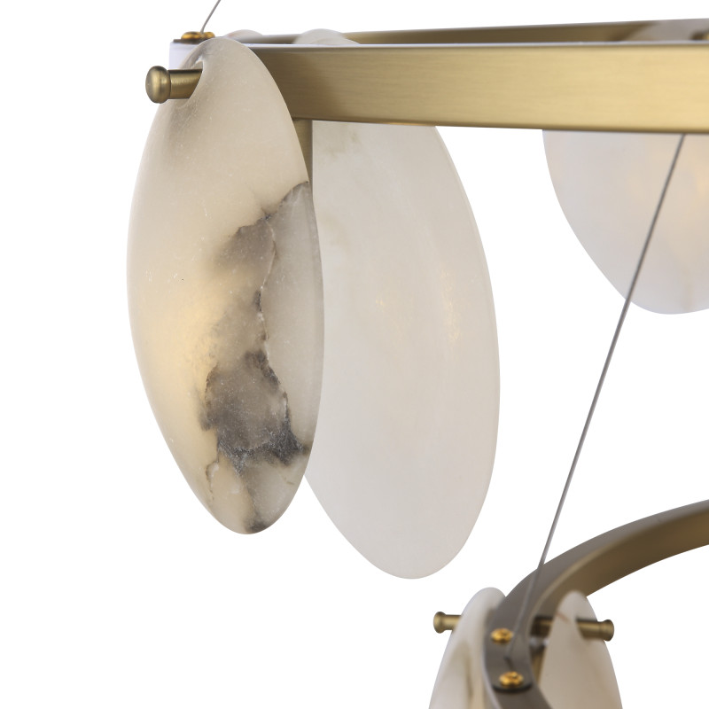 Светильник  подвесной CLAM 14*G9*5W 4000K ST LUCE SL1520.303.14 латунь
