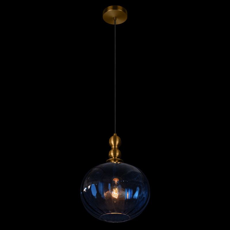 Подвесной светильник *25*-22,5 см, 1*E27*40W, LOFT IT Melon 10426 Blue, бронзовый