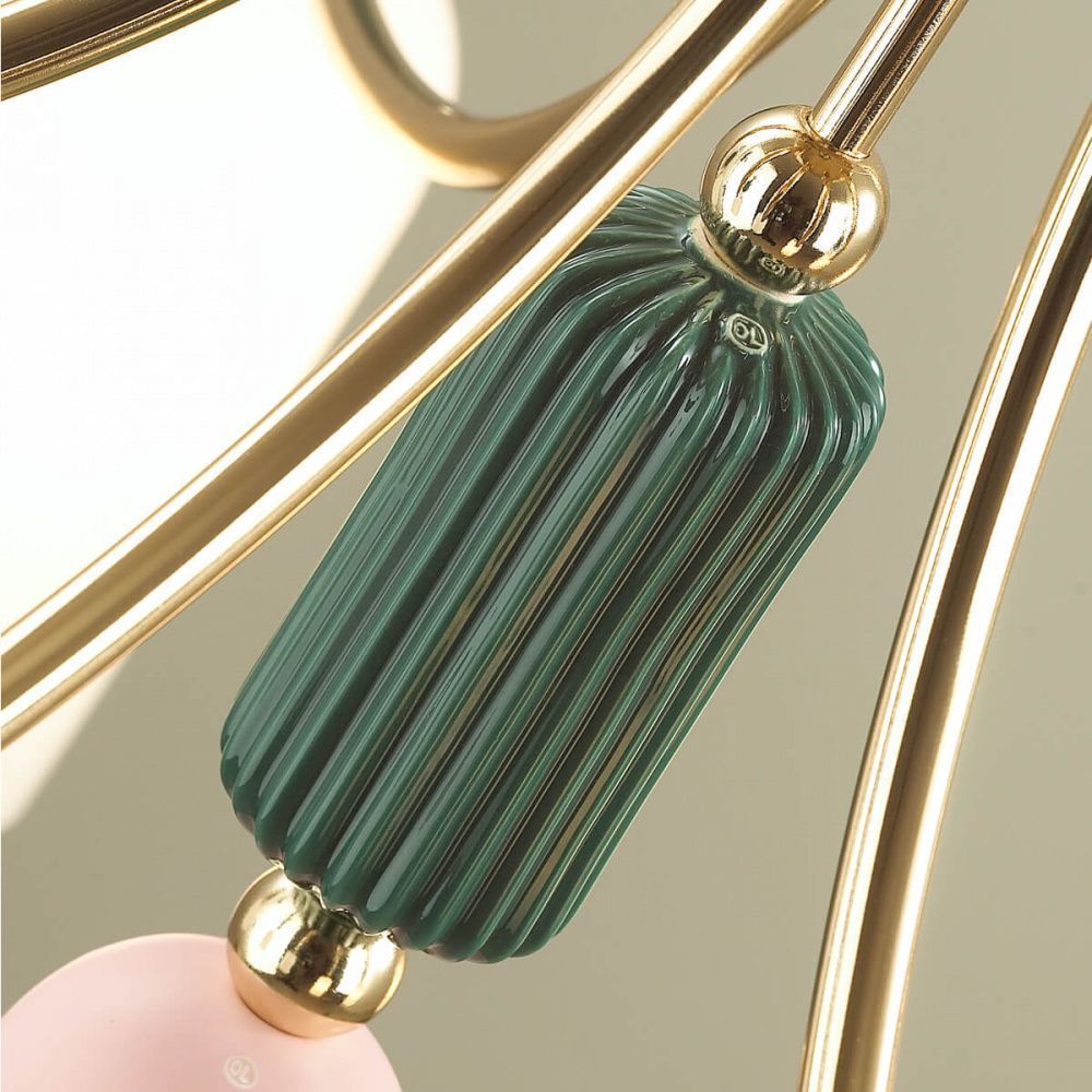 Потолочная люстра диаметр 92 см Odeon Light Candy 4861/7C Золото
