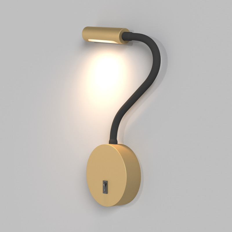 Настенное светодиодное бра Maytoni Stem C035WL-L3MG3K, 3W LED, 3000K, матовое золото