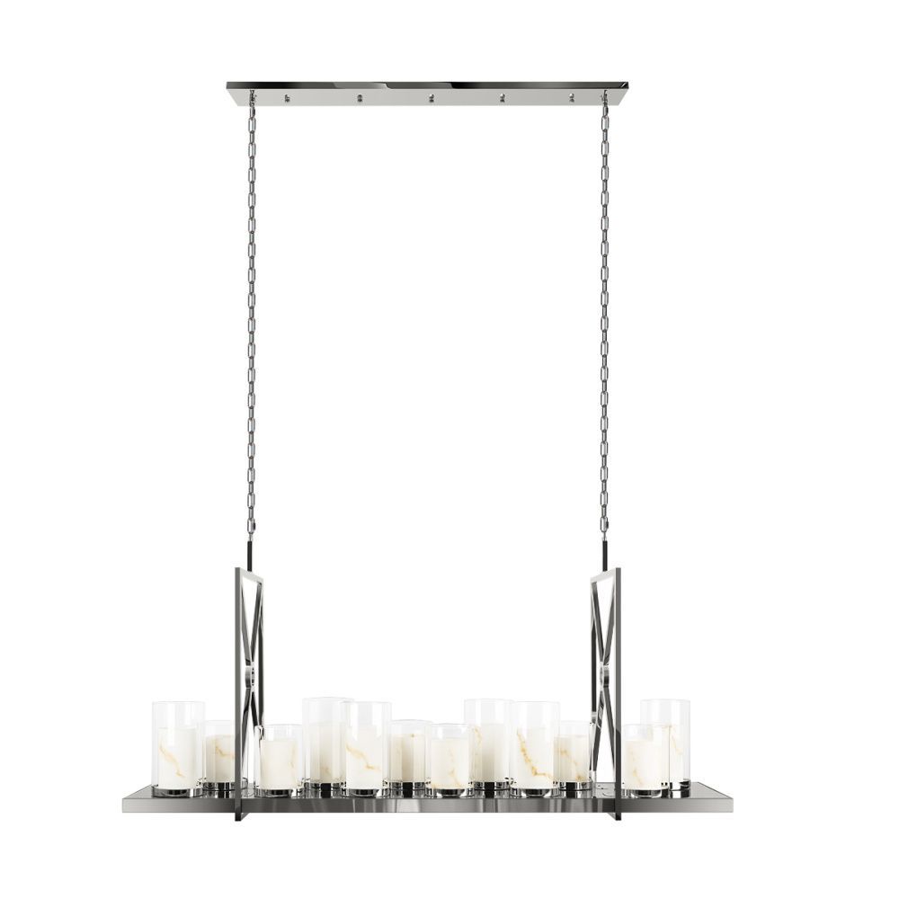 Подвесной светильник 160 см, Loft IT Candlebox 10436/1600R, никель